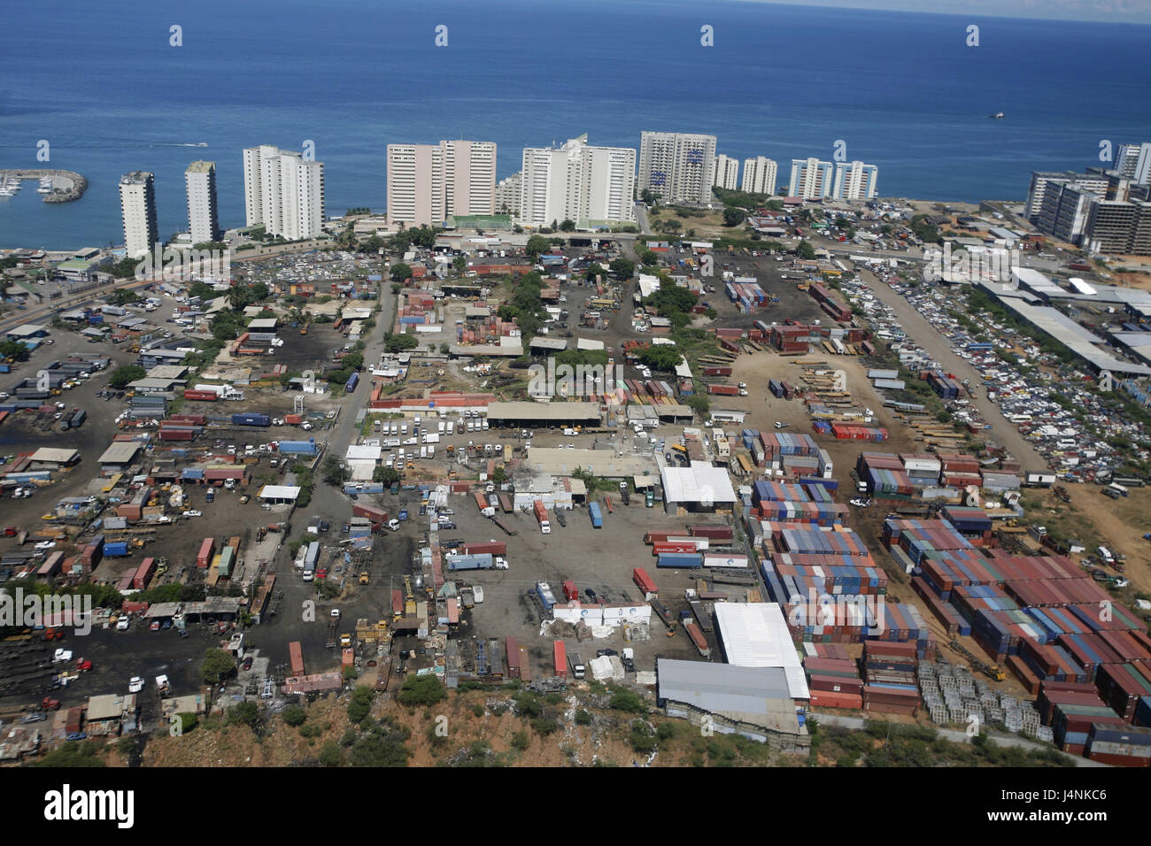 Venezuela, Caracas, l'aéroport de Maiquetia, lieu de stockage, sommaire, Banque D'Images