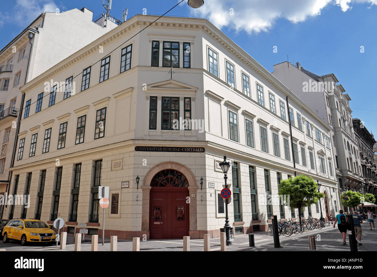 Une partie de l'Université d'Europe centrale à Budapest, Hongrie. Banque D'Images