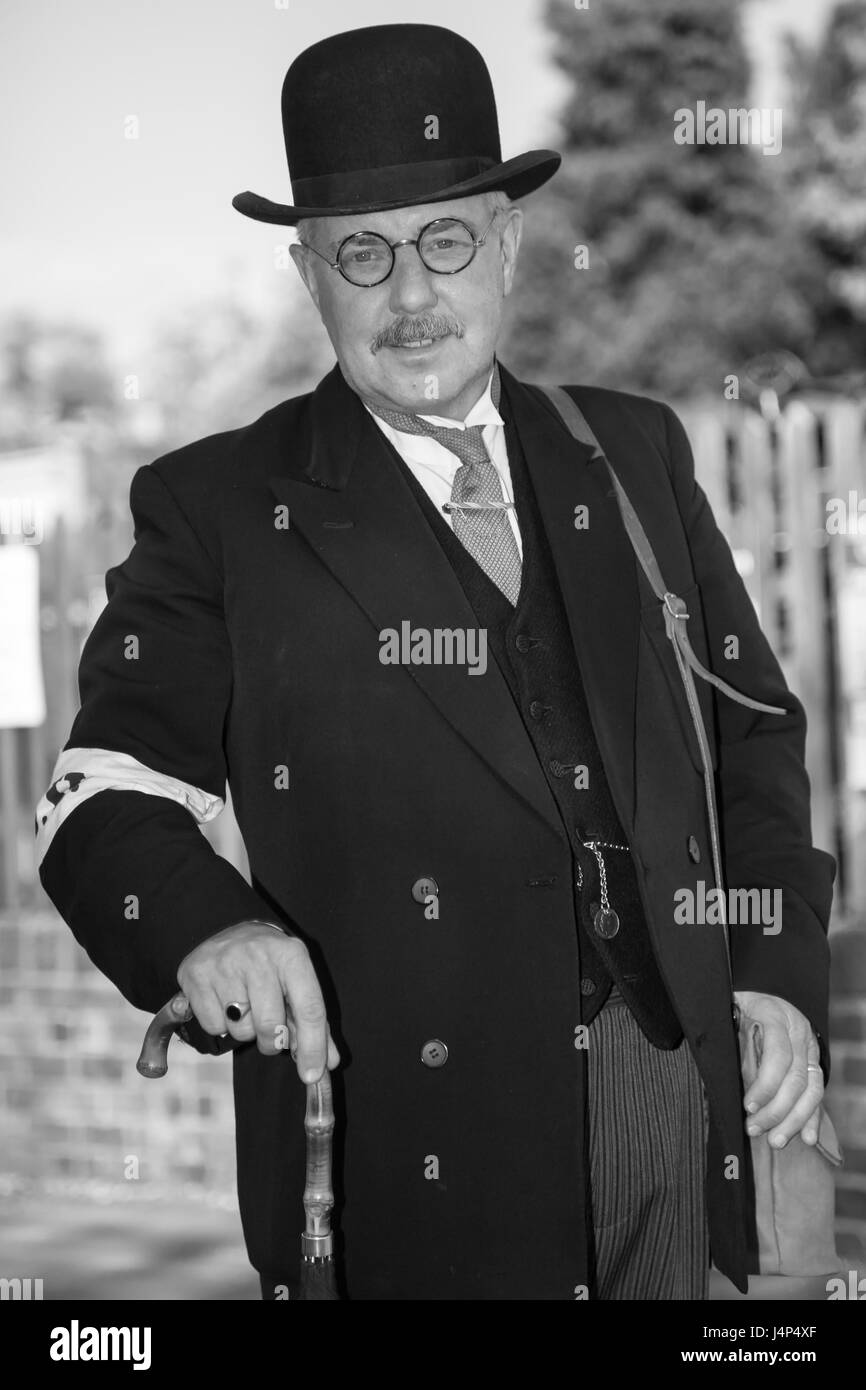 1940 Reenactor Banque D'Images