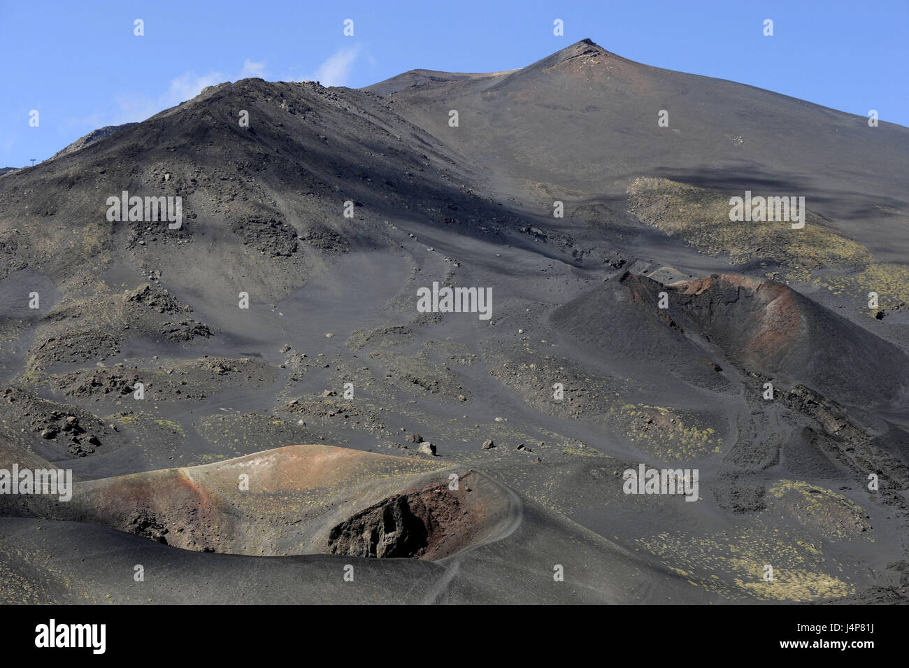 Italie, Sicile, etna, paysages, cratère Banque D'Images