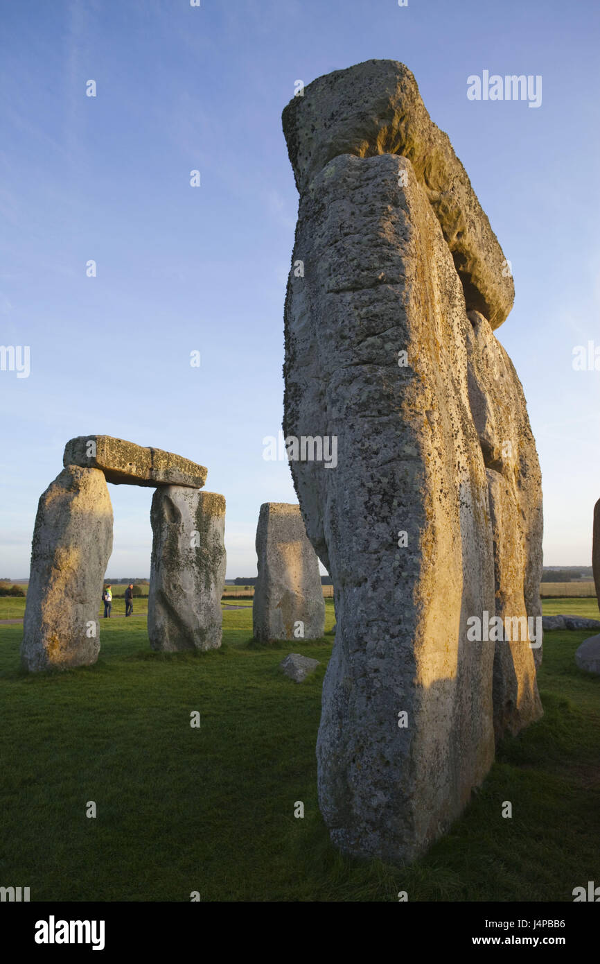 La Grande-Bretagne, l'Angleterre, dans le Wiltshire, Stonehenge, le modèle ne libération, Banque D'Images