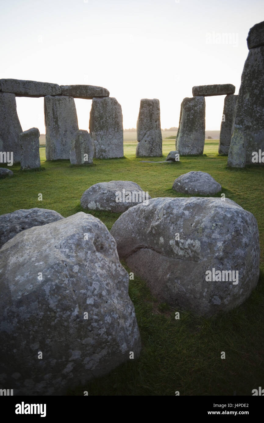 La Grande-Bretagne, l'Angleterre, dans le Wiltshire, Stonehenge, Banque D'Images