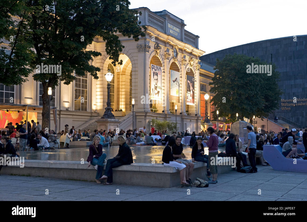 L'Autriche, Vienne, MuseumsQuartier, Banque D'Images