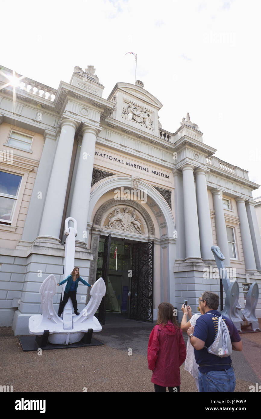 La Grande-Bretagne, l'Angleterre, Londres, National Maritime Museum, Greenwich, touristiques, le modèle ne libération, Banque D'Images