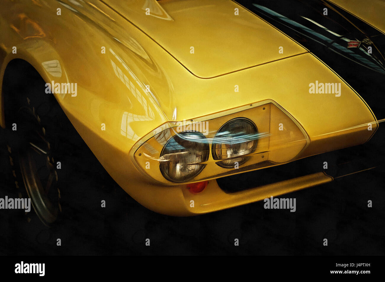 Illustrations Chevrolet Corvette C2 Stingray Rally, USA, année 1967, Classic Cars Banque D'Images