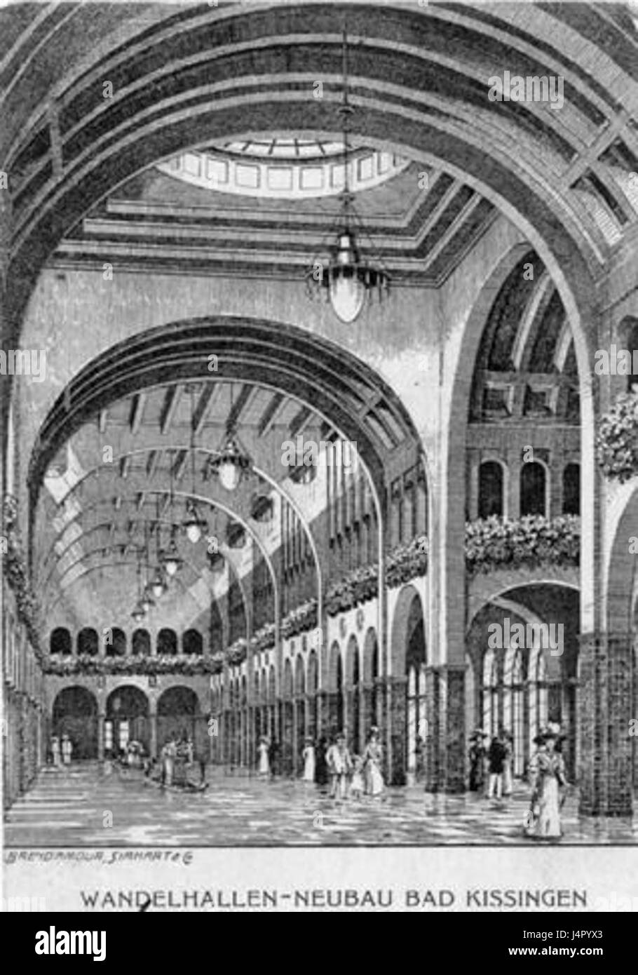 Wandelhalle 04 Banque D'Images