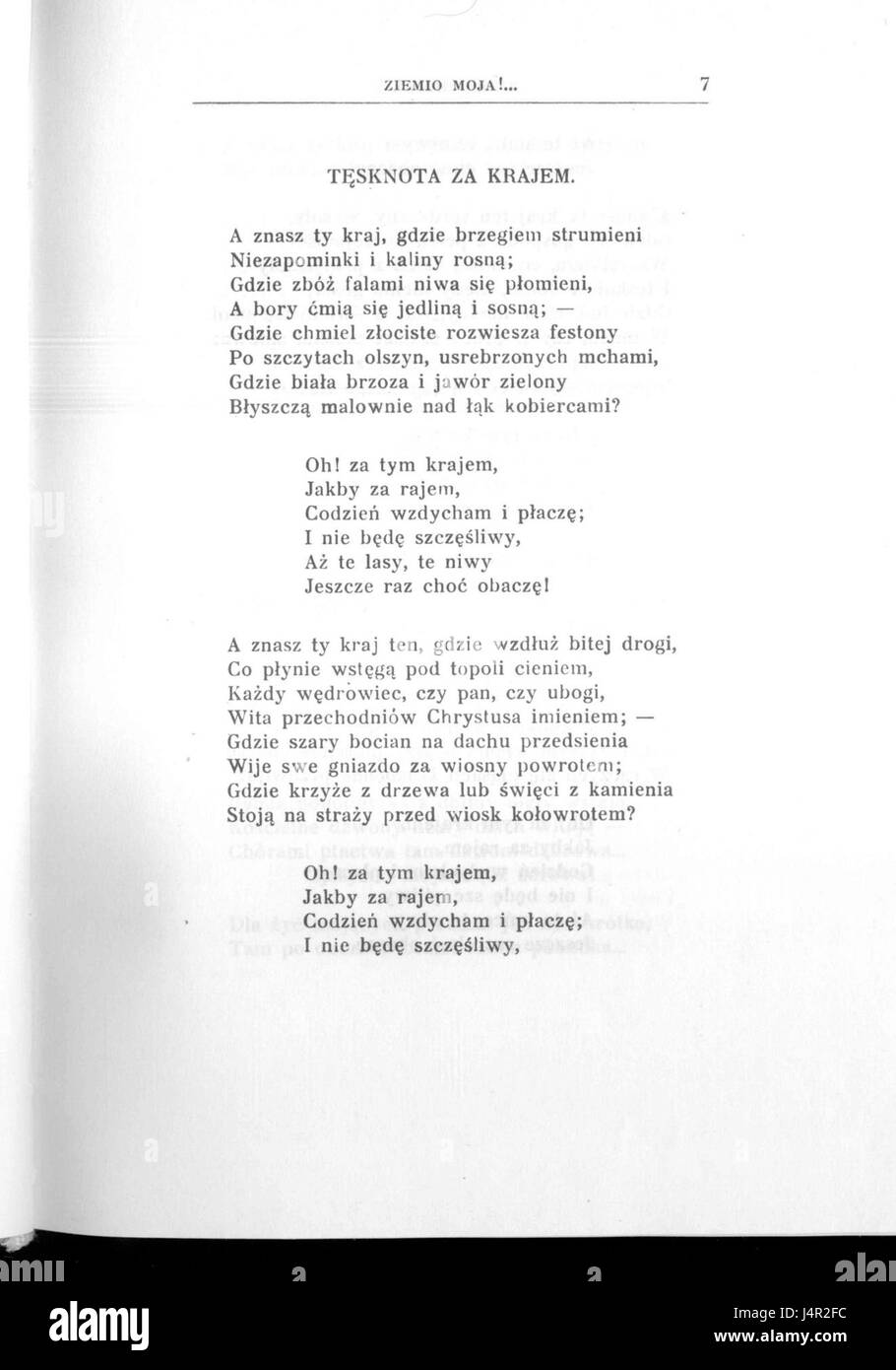 Ziemia Polska w 033 chants Banque D'Images