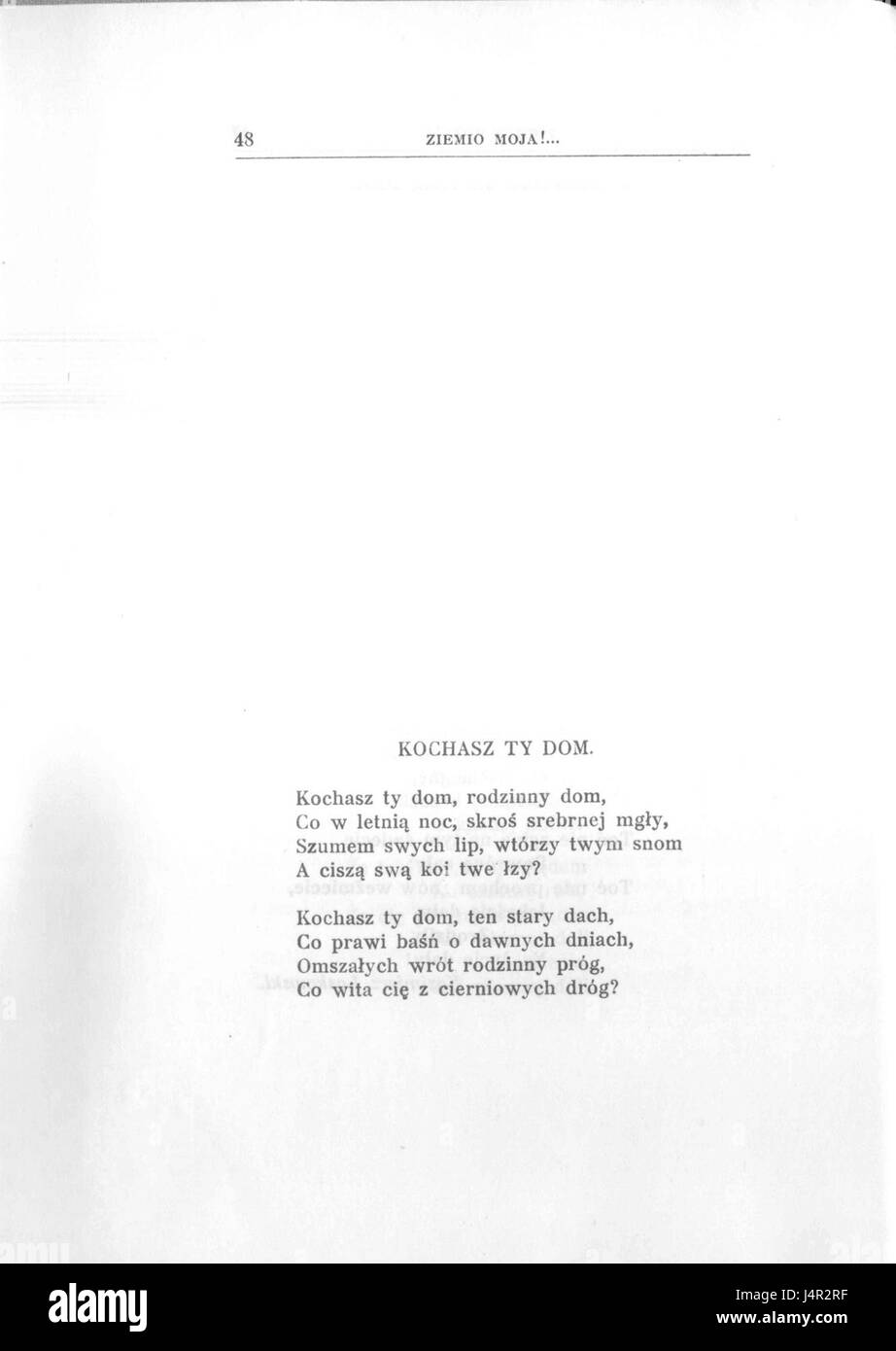 'Ziemia Polska w piesni 074' est une chanson polonaise exprimant le riche patrimoine culturel et national de la Pologne, souvent interprétée lors de célébrations patriotiques. Banque D'Images