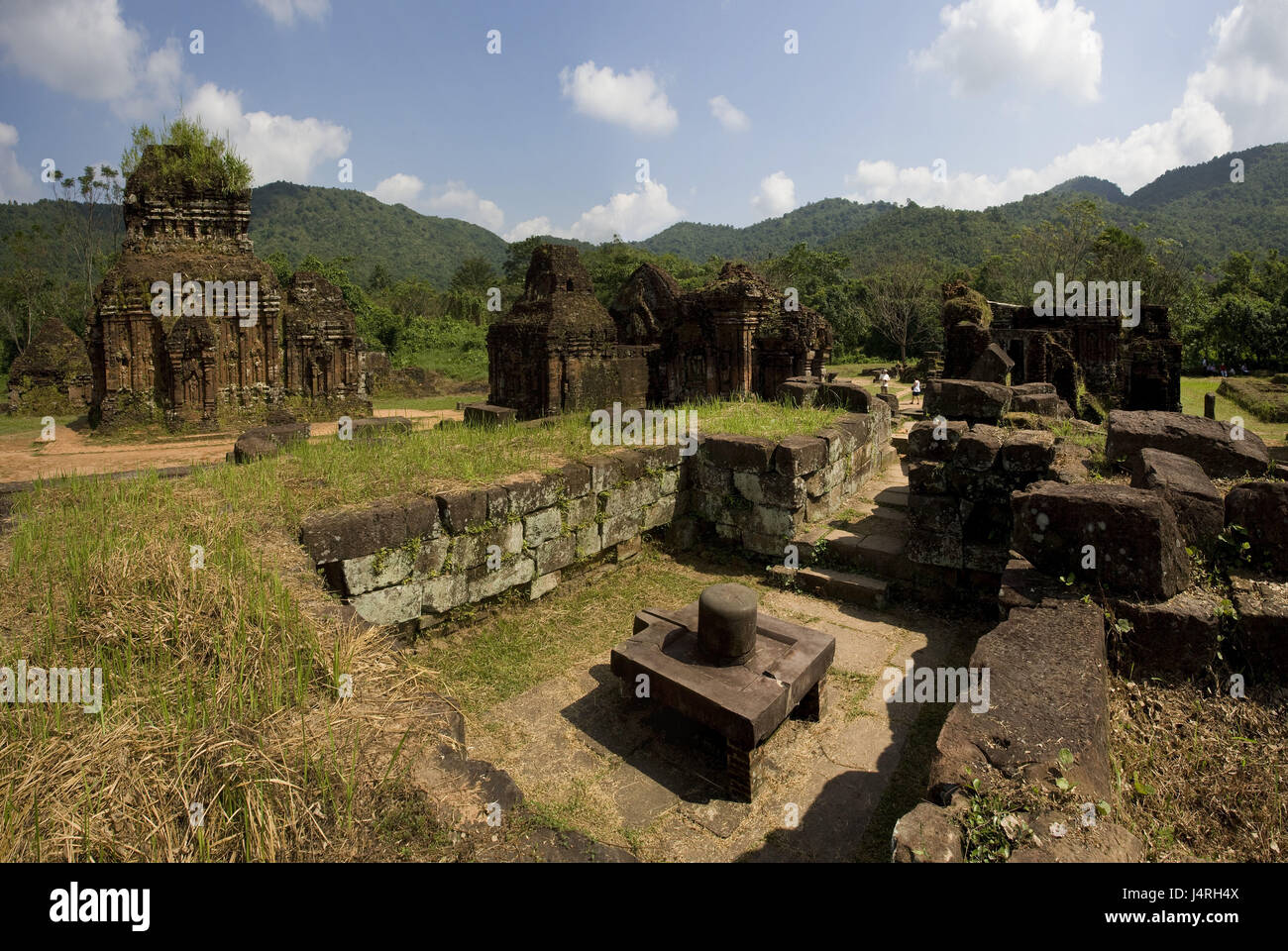 Vietnam, micron Fils, temple town, ruine, Banque D'Images