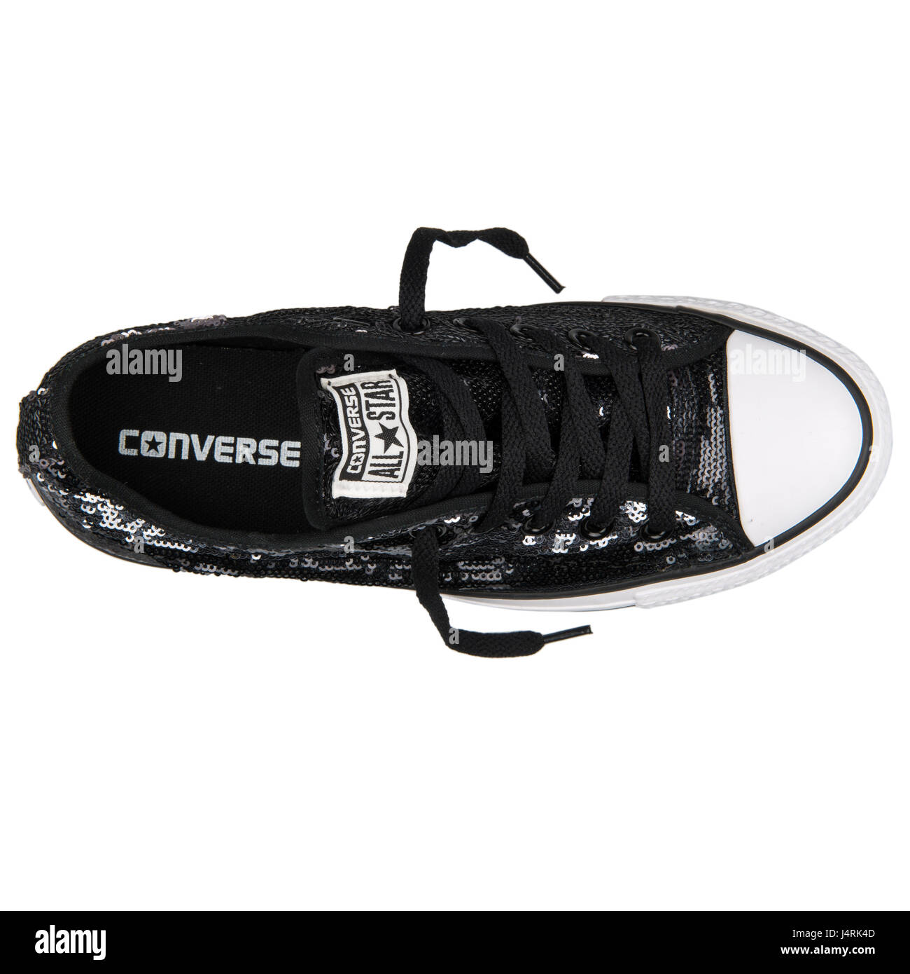 Converse Chuck Taylor All Star OX Noir paillette Sliver - 549665C Photo  Stock - Alamy