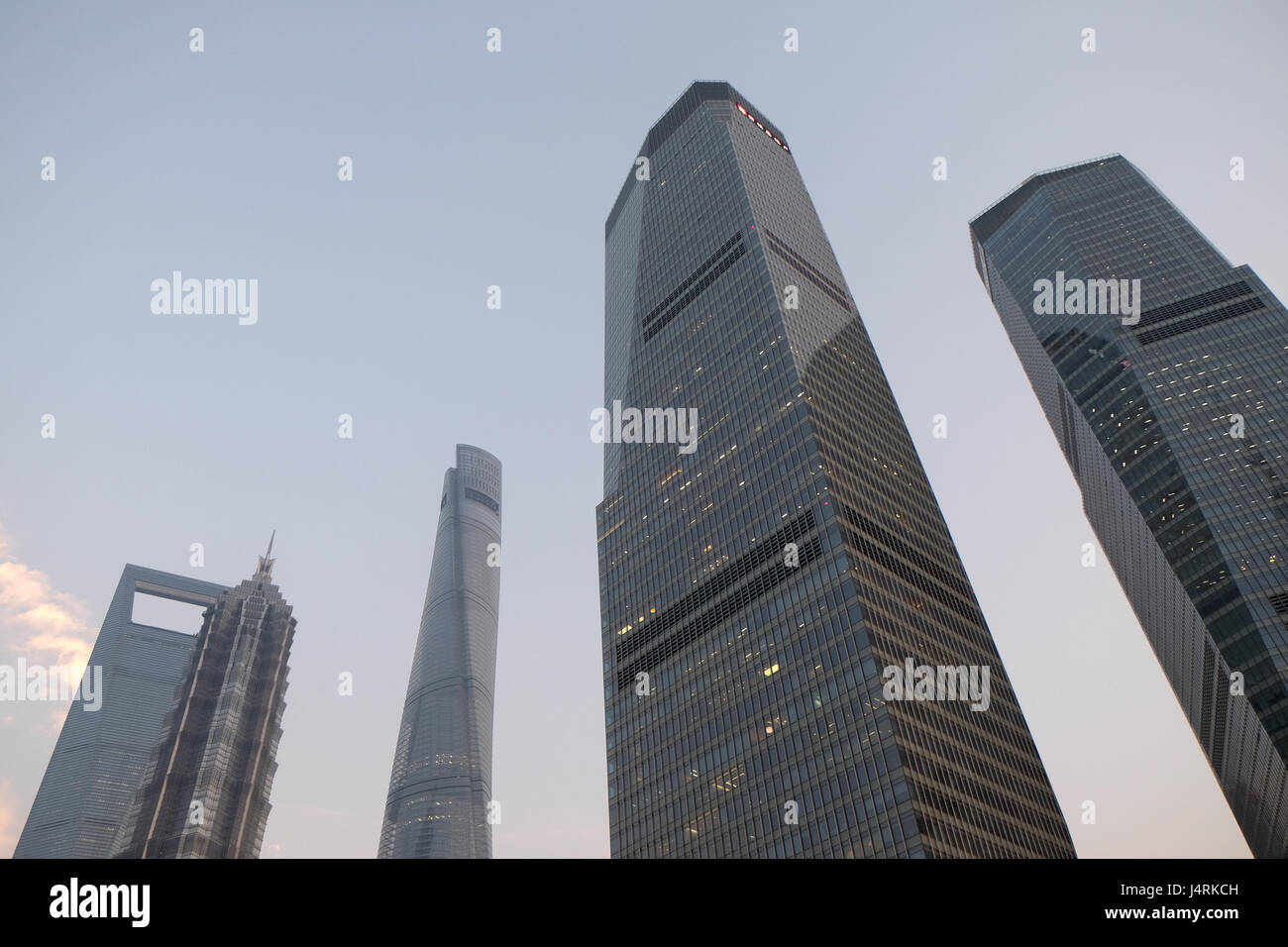 Shanghai World Financial Center, gratte-ciel, Lujiazui Shanghai, Chine, le 26 février 2016. Banque D'Images