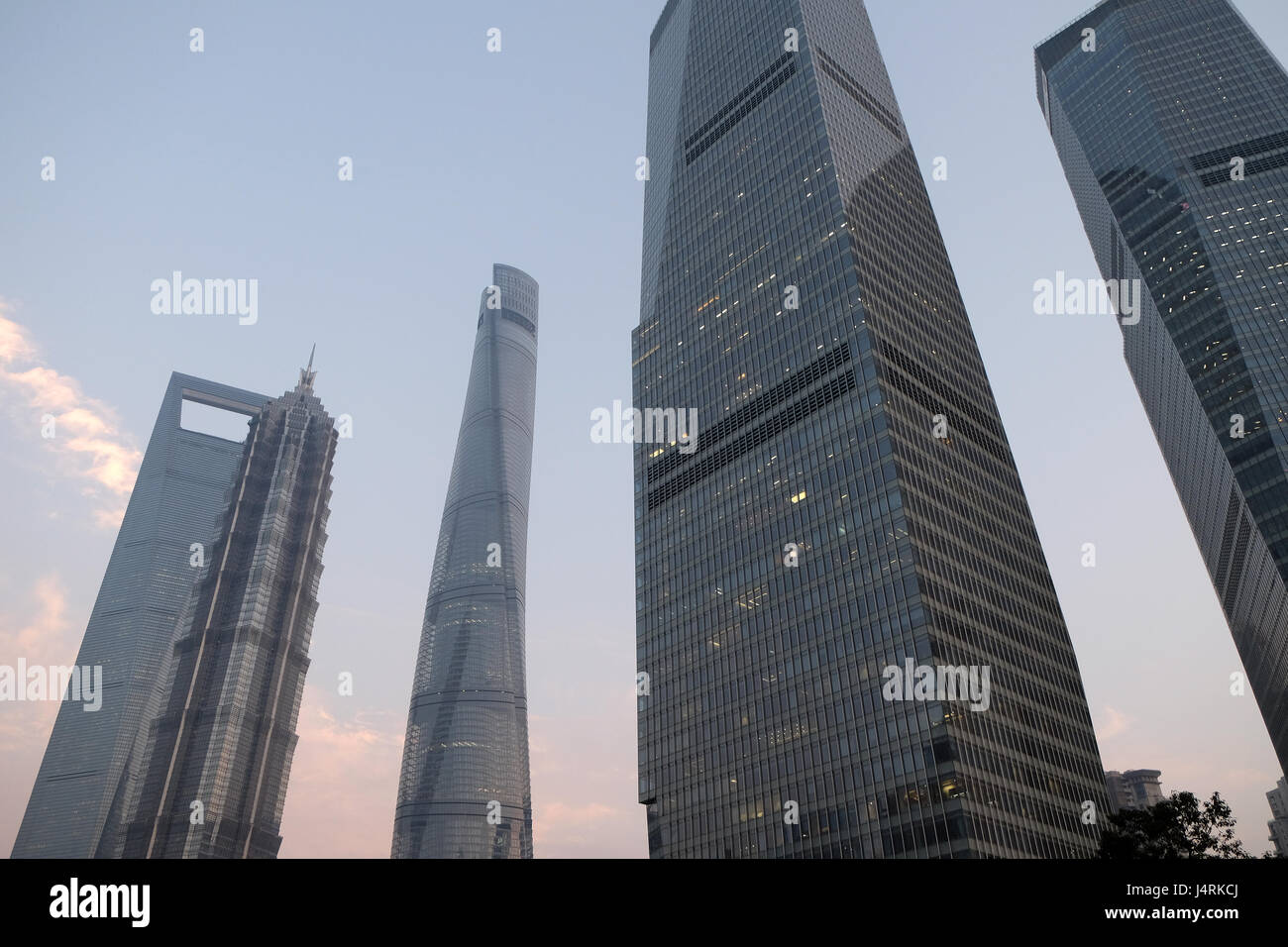 Shanghai World Financial Center, gratte-ciel, Lujiazui Shanghai, Chine, le 26 février 2016. Banque D'Images