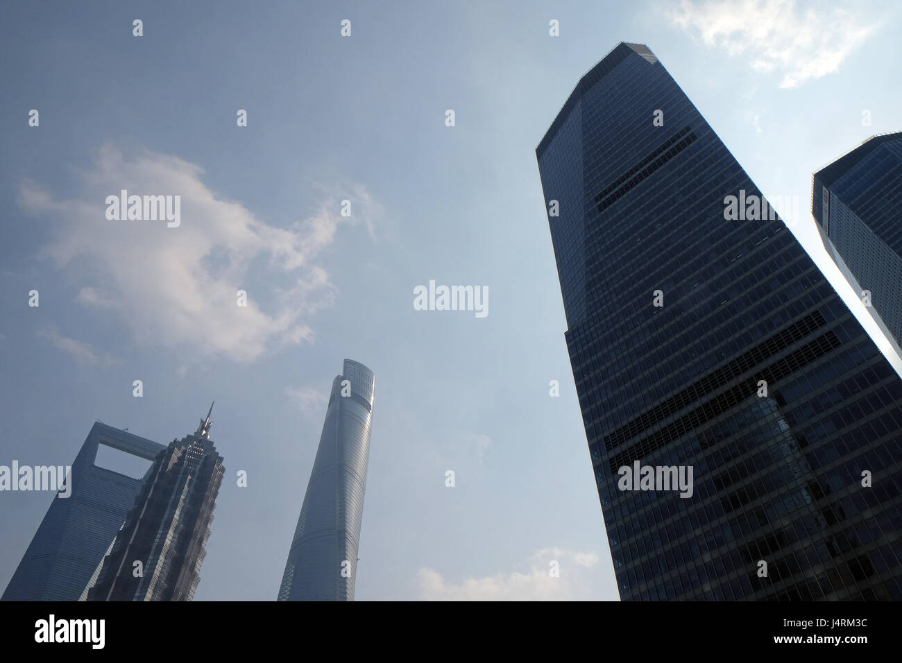 Centre financier de Shanghai gratte-ciel, Chine Banque D'Images