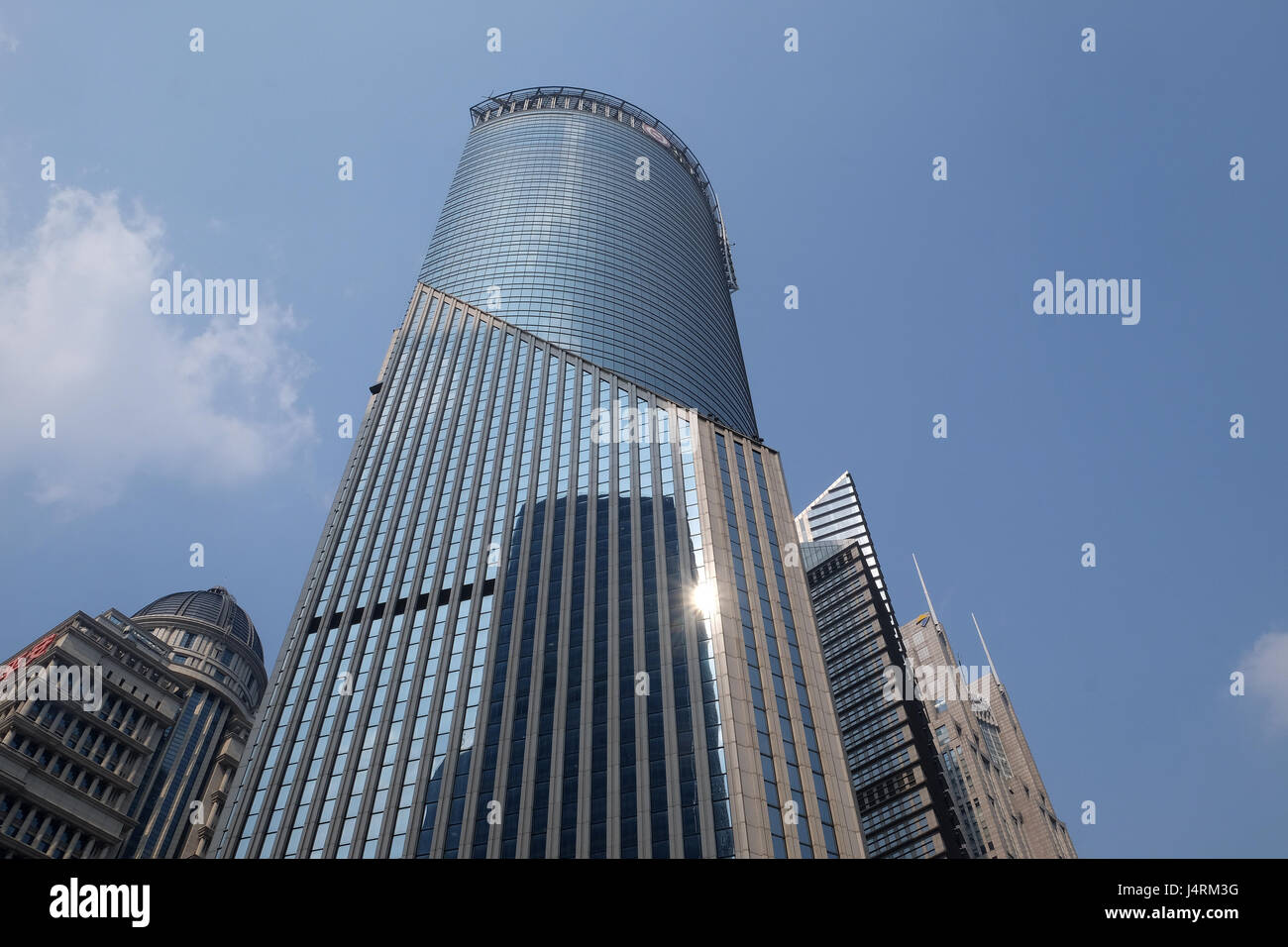 Centre financier de Shanghai gratte-ciel, Chine Banque D'Images