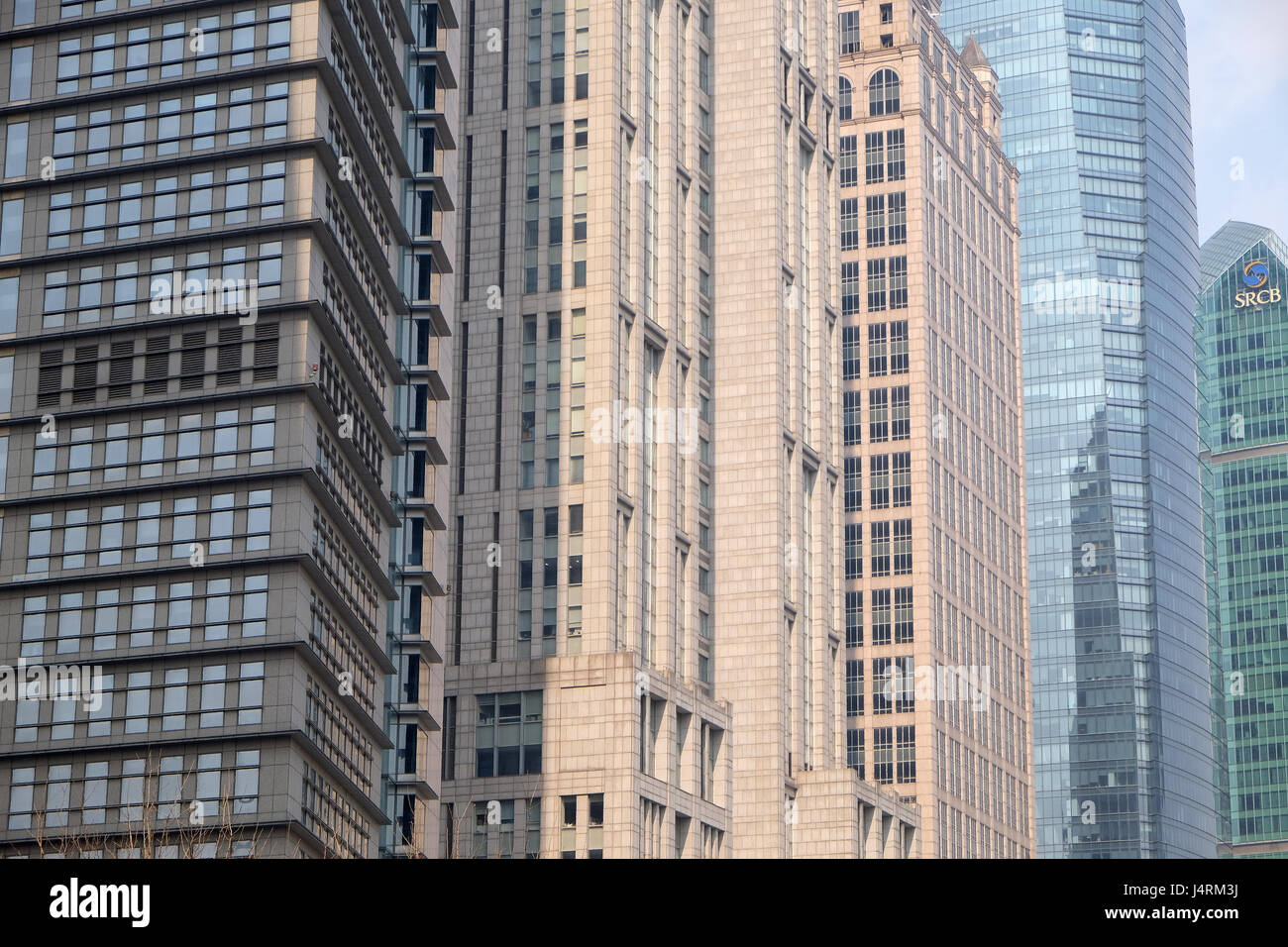 Centre financier de Shanghai gratte-ciel, Chine Banque D'Images