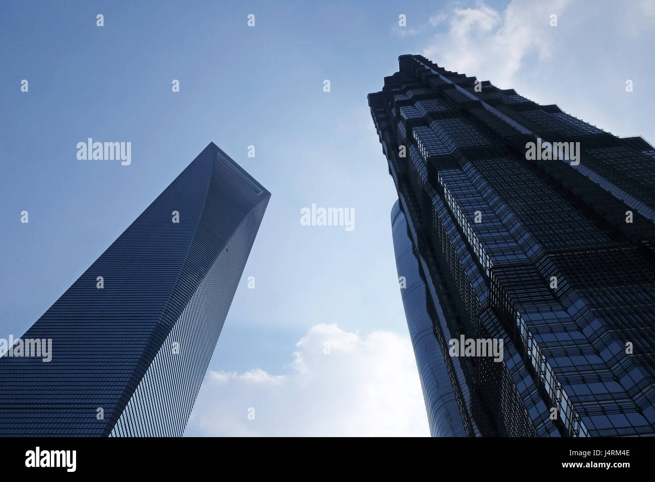 Centre financier de Shanghai gratte-ciel, Chine Banque D'Images