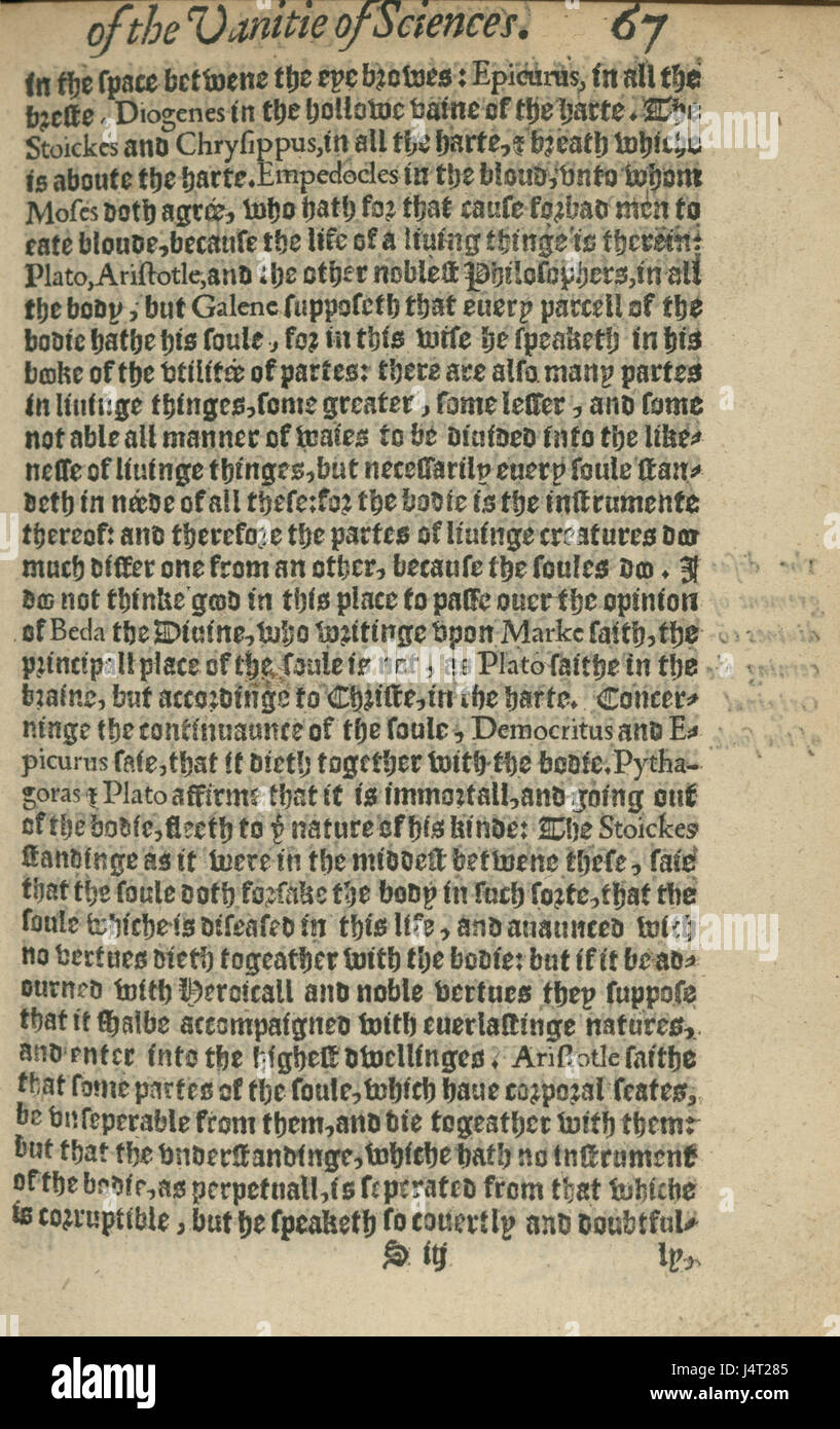 La Bibliothèque nationale d'Israël de l'Uncertaintie Vanitie et d'Artes et des sciences 1938767 1055659 100153 SITE WEB Banque D'Images