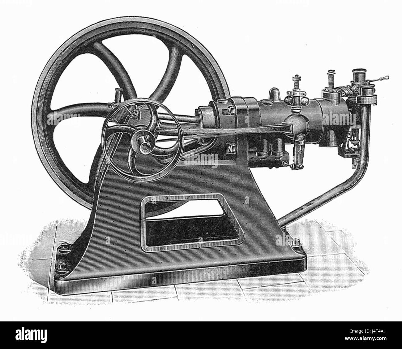 Moteur two time Banque d'images noir et blanc - Alamy