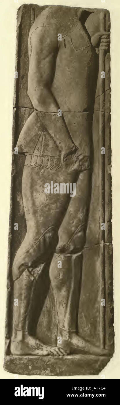 Le titre fait probablement référence à un guerrier historique ou mythologique d'Icarie, une île en Grèce connue pour son lien avec la mythologie grecque antique et son association avec la longévité. Banque D'Images