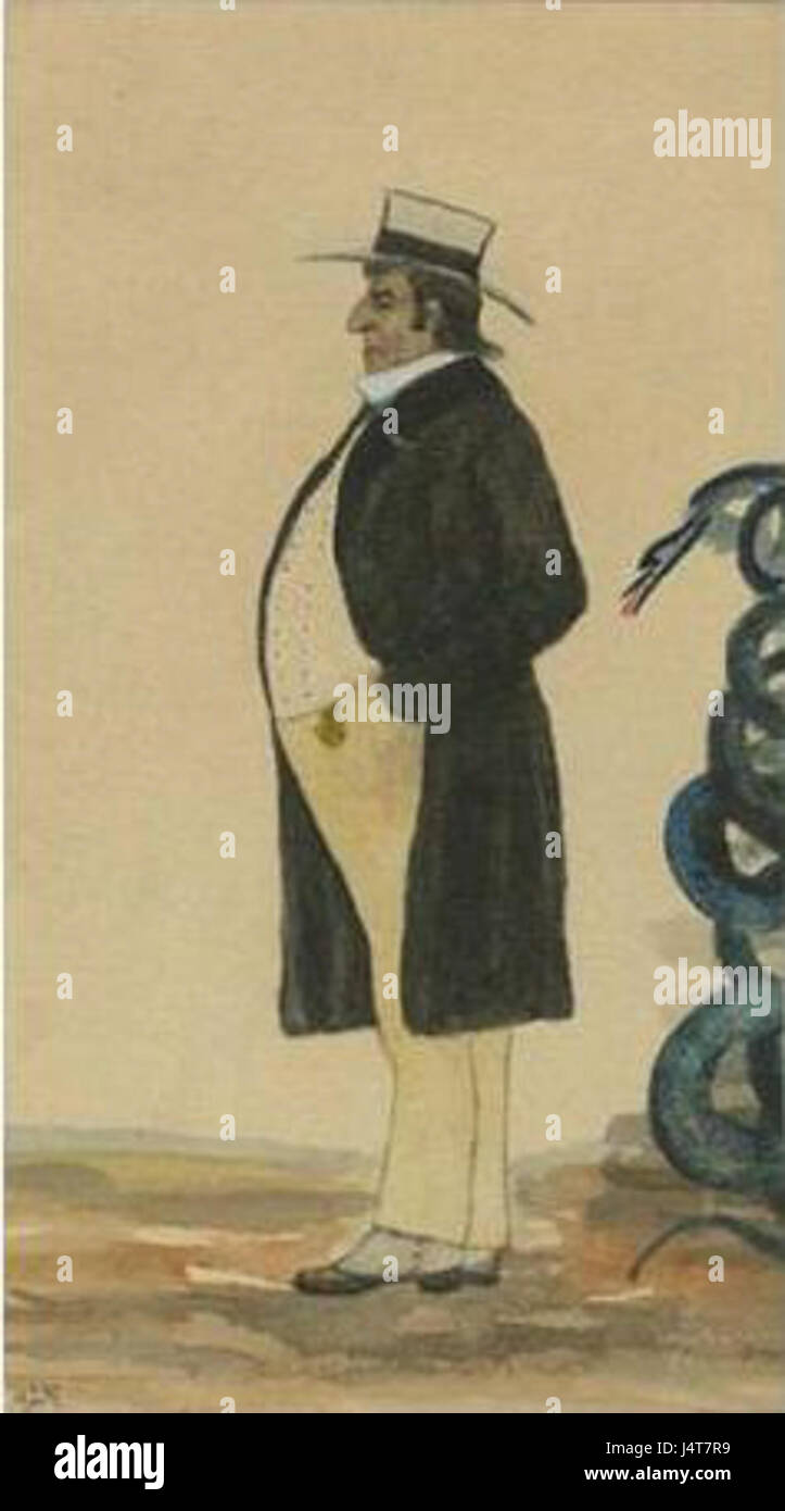 William J. Le Moyne self portrait Banque D'Images