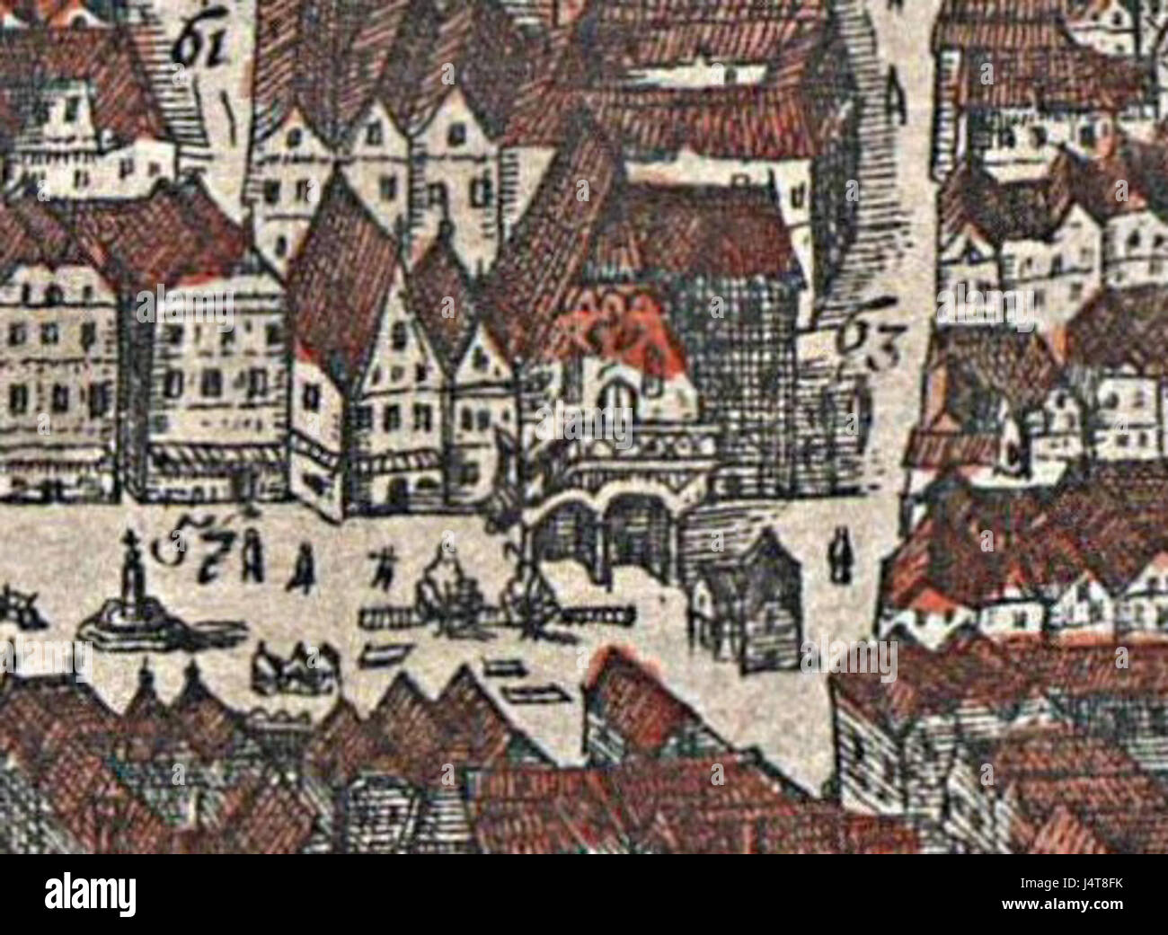 1609 Wien Schranne Hoefnagel Banque D'Images