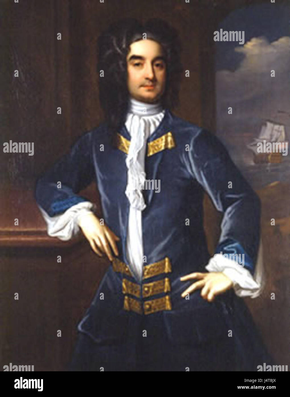 William Byrd II était un planteur colonial de Virginie et un fonctionnaire. Ses contributions aux débuts de l'histoire américaine sont importantes, en particulier dans les domaines de la gouvernance, de la propriété foncière et de la société coloniale. Banque D'Images