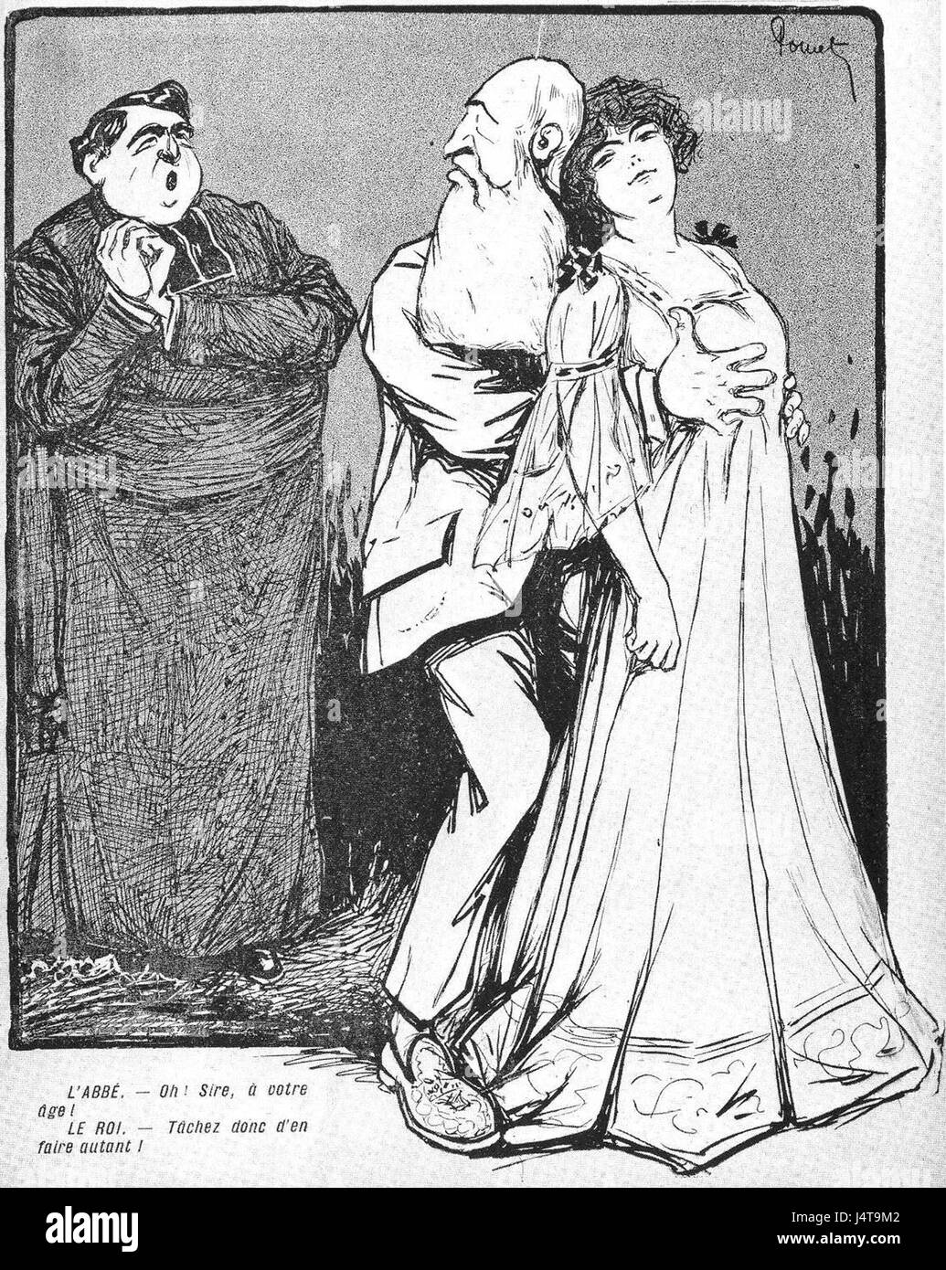 Votre Majesté ! À votre âge... Banque D'Images