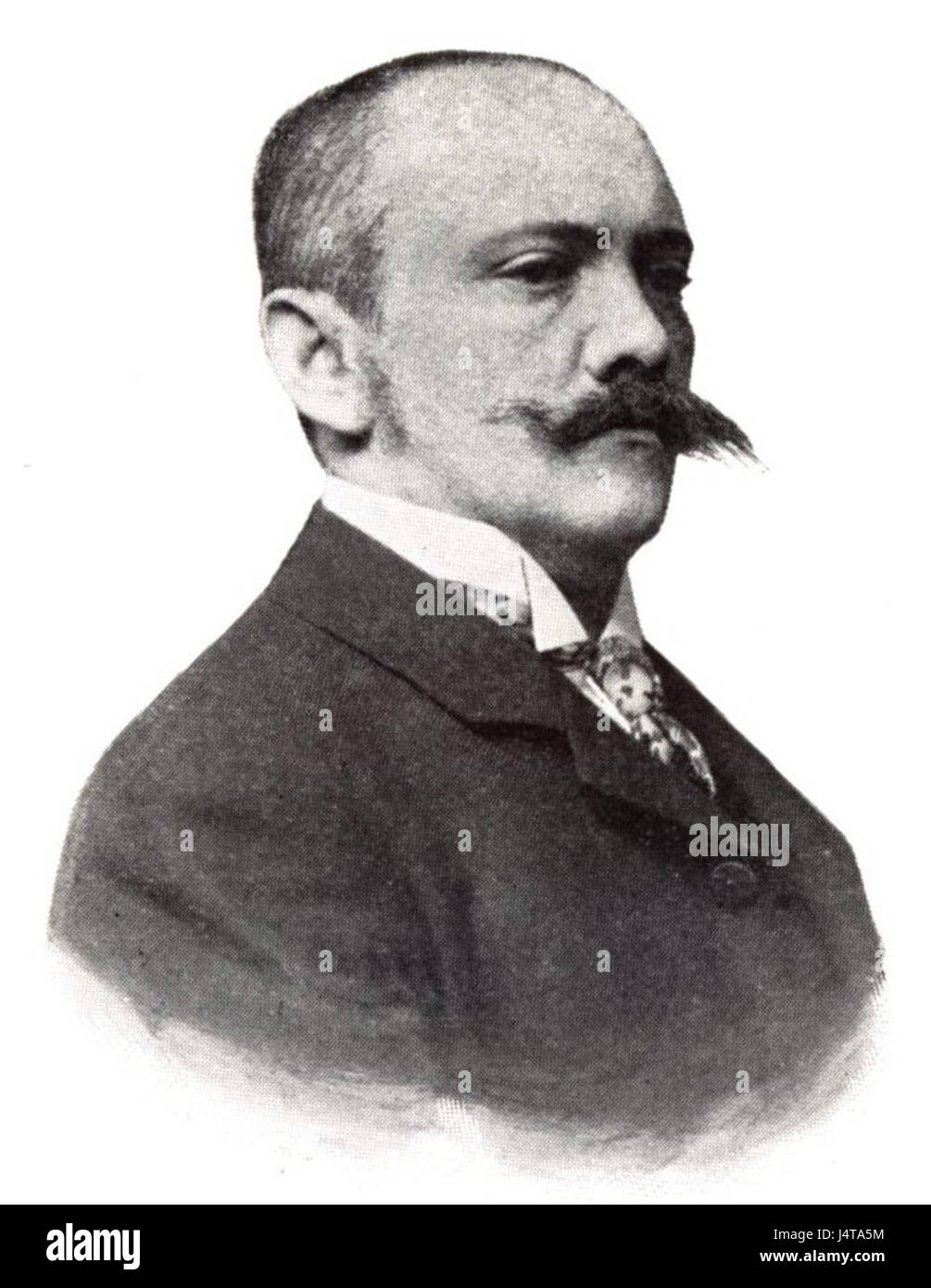 Portrait historique de Vladimir Zichy, figure clé de l’histoire russe, reflétant son influence sur le paysage culturel et politique de son époque. Banque D'Images