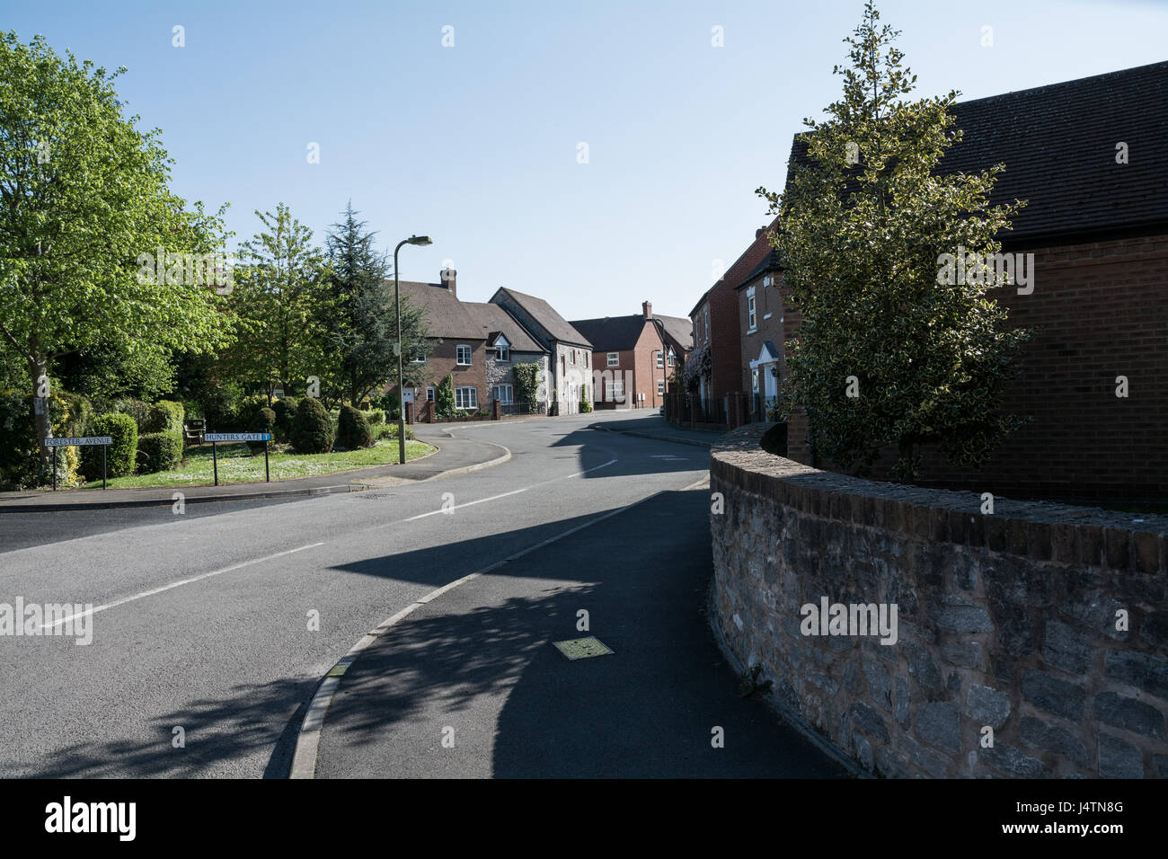 Hunters Gate, Much Wenlock Shropshire, au Royaume-Uni. Journée ensoleillée au printemps. Banque D'Images