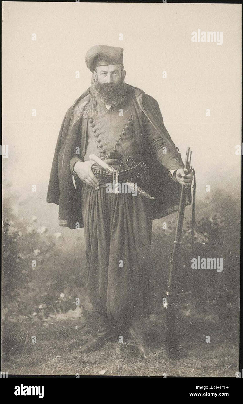 Vraka costume grec Banque D'Images