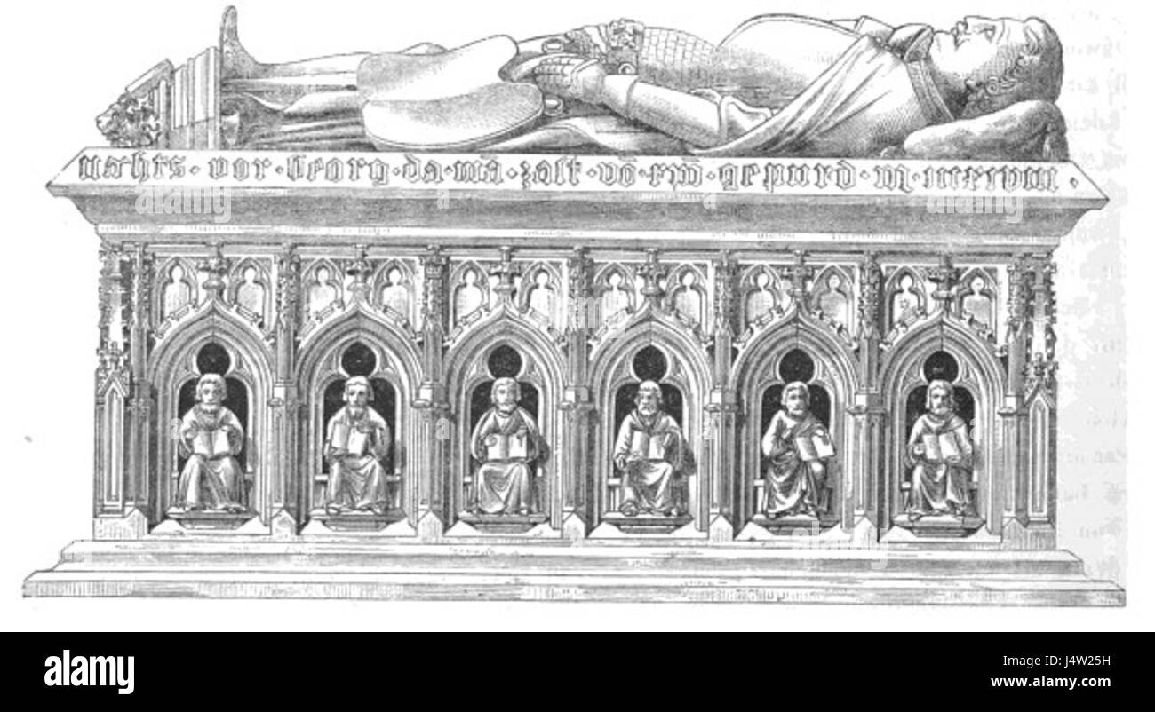 Le tombeau de Wilhering est un site historique important situé en Autriche, associé à l'abbaye de Wilhering. Il a une signification culturelle et religieuse dans la région. Banque D'Images