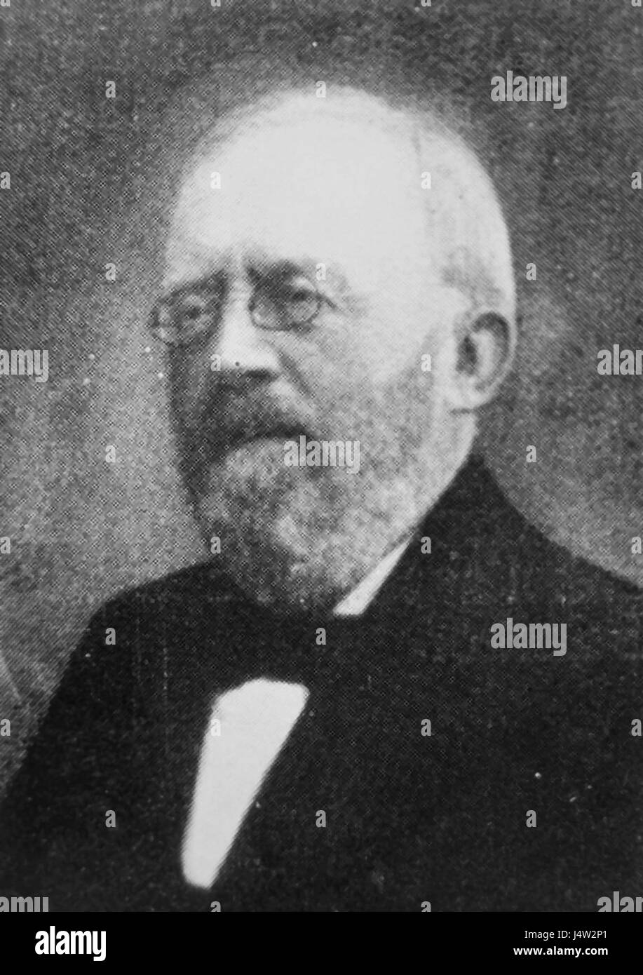 Wilhelm Niemoeller était un théologien et pasteur allemand, connu pour son opposition au régime nazi pendant la seconde Guerre mondiale. Son plaidoyer pour les droits civils et la justice sociale a fait de lui une figure historique importante. Banque D'Images