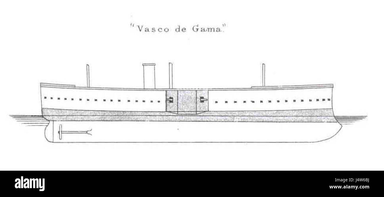 Vasco da Gama (1875) Banque D'Images