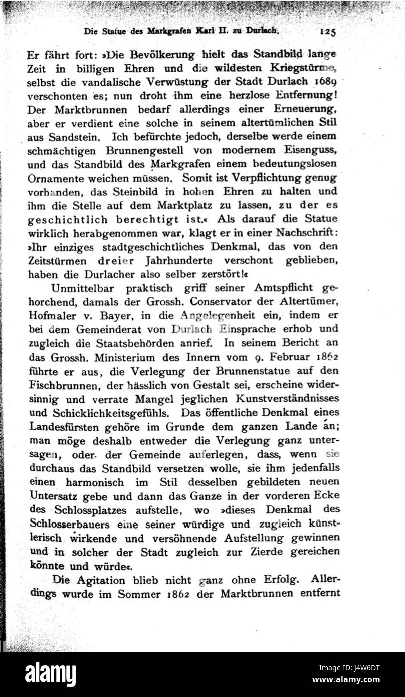 Une référence à une œuvre de Wagner détaillant la statue du Margrave, potentiellement une sculpture historique ou une pièce d'art représentant la noblesse. Banque D'Images