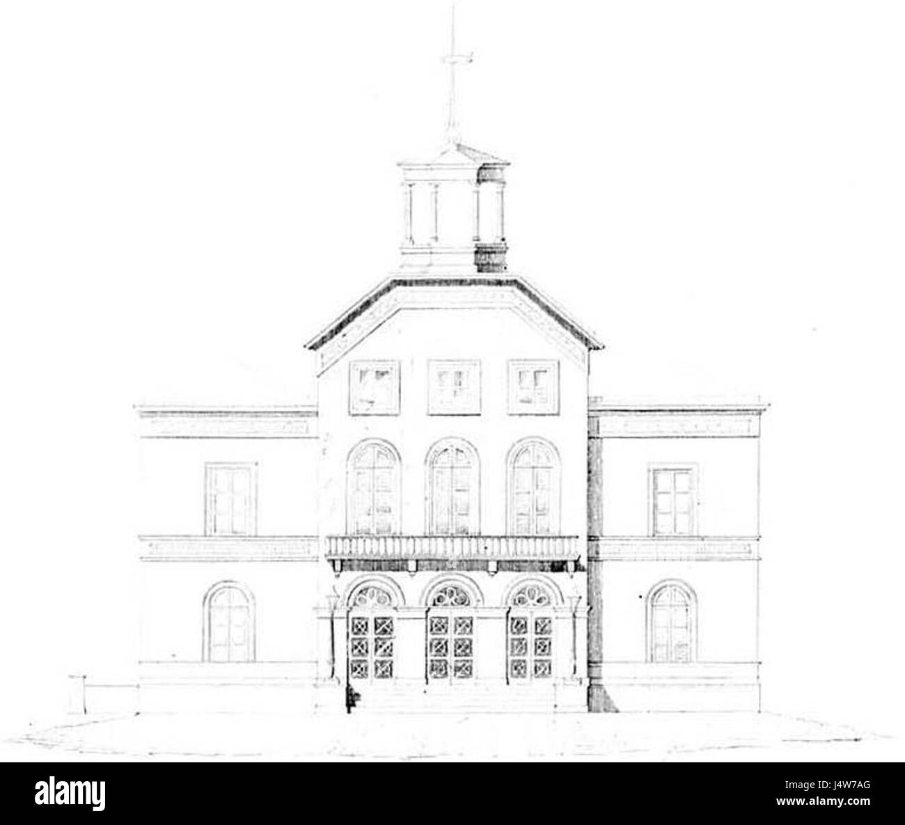 W.A. Scholten était une figure influente associée au Stadhuis (Hôtel de ville) de Zaandam, une ville des pays-Bas. Le Stadhuis est un point de repère important, mettant en valeur le style architectural néerlandais du XVIIe siècle, souvent lié à des fonctions civiques et politiques. Banque D'Images