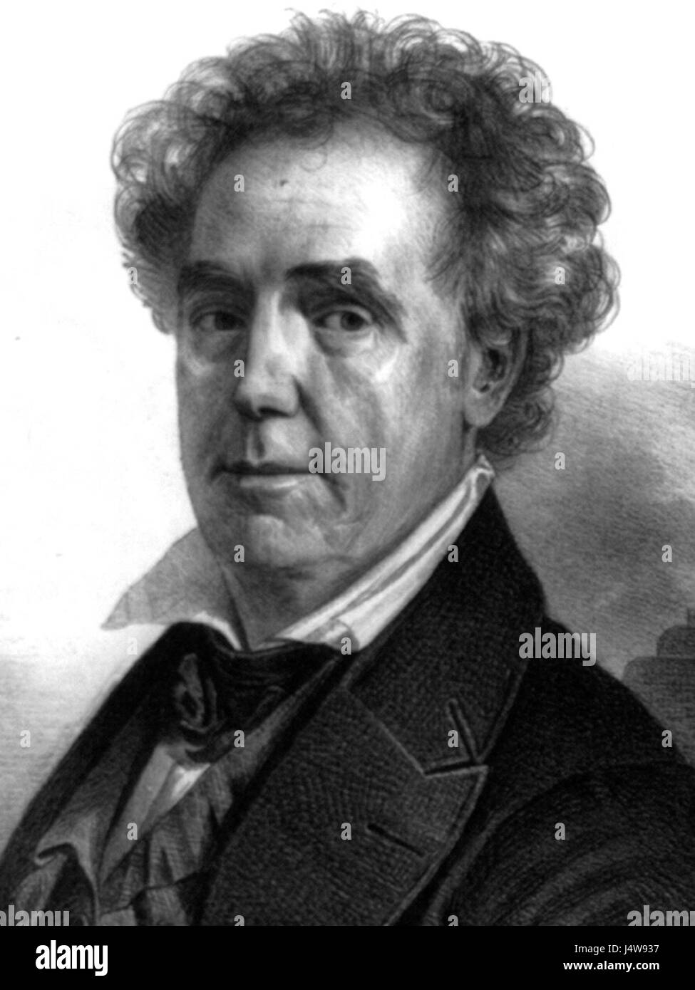 Richard Mentor Johnson a été le 9e vice-président des États-Unis de 1837 à 1841 sous la présidence de Martin Van Buren. Il est connu pour son rôle dans la guerre de 1812 et son influence politique dans le Kentucky. Banque D'Images
