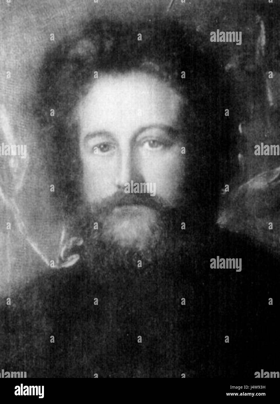 Cette référence fait probablement référence à une porte conçue par William Morris et peinte ou associée à George Frederic Watts, deux personnalités éminentes de l'art et du design britanniques du XIXe siècle, connues pour leur contribution au mouvement des arts et de l'artisanat. Banque D'Images