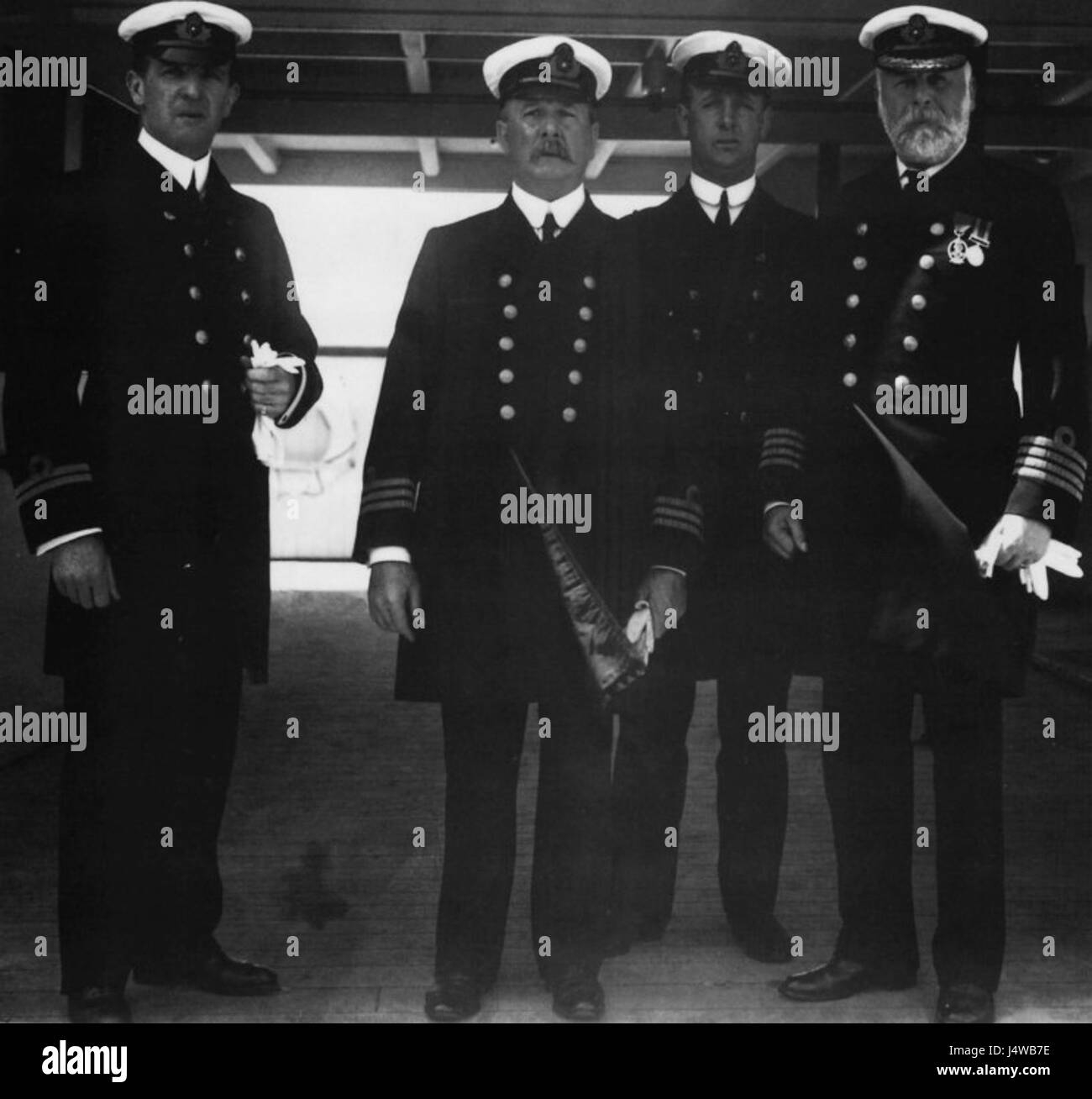 William McMaster Murdoch dans RMS Olympic Banque D'Images