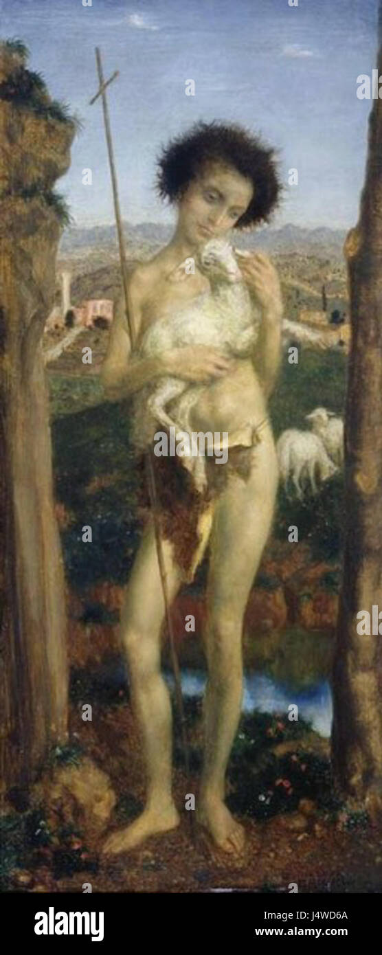 Theodor Baierl Saint Jean Baptiste 1920 Banque D'Images