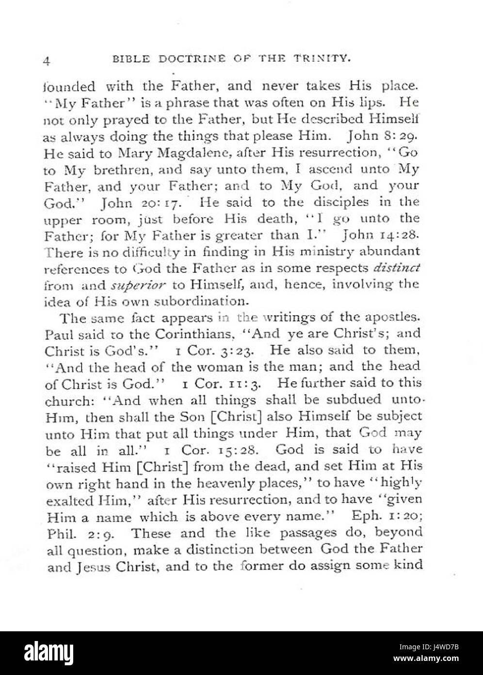 TheBibleDoctrineofTheTrinity4 Banque D'Images