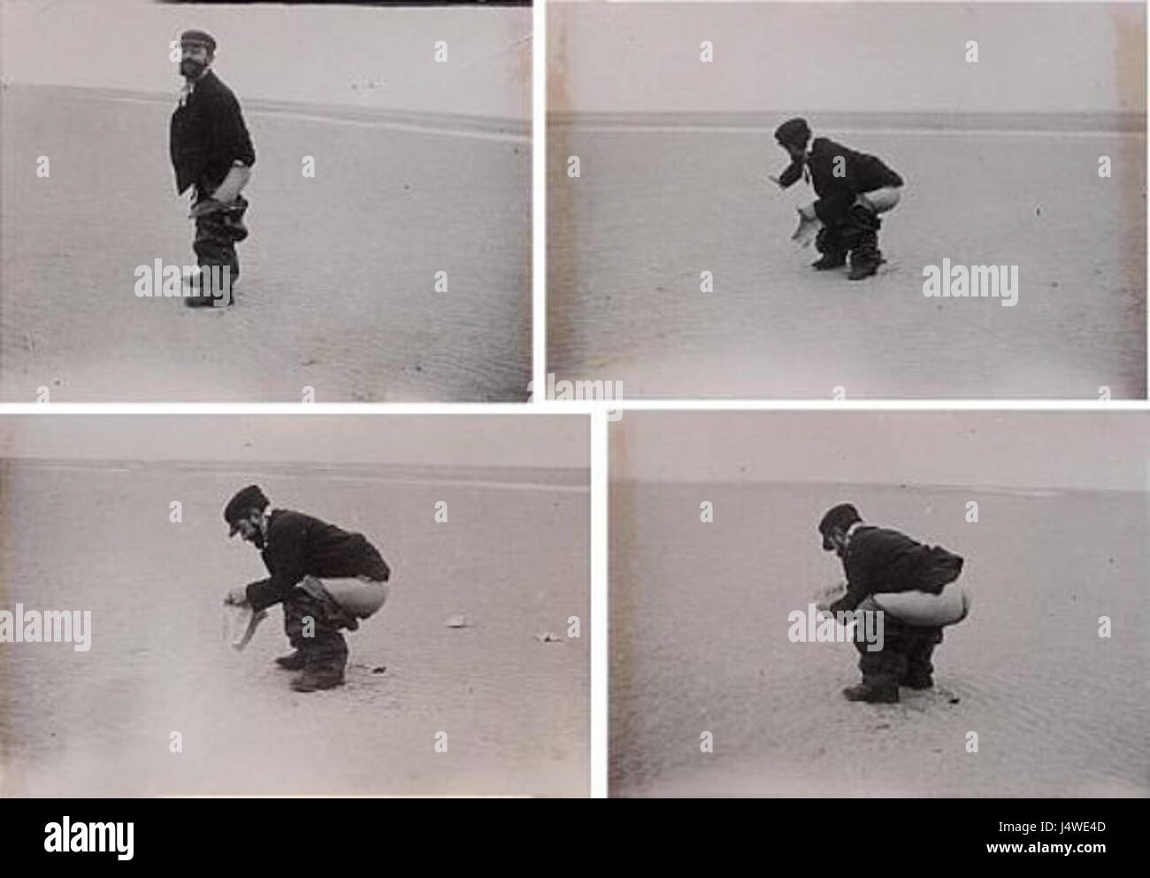 Toulouse Lautrec déféquant 1898 Banque D'Images