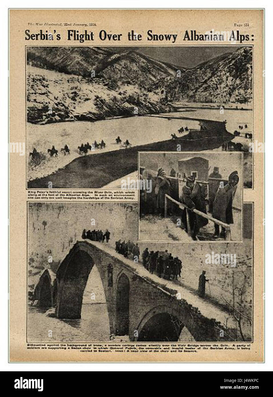 Illustré de guerre Serbie 012 Banque D'Images