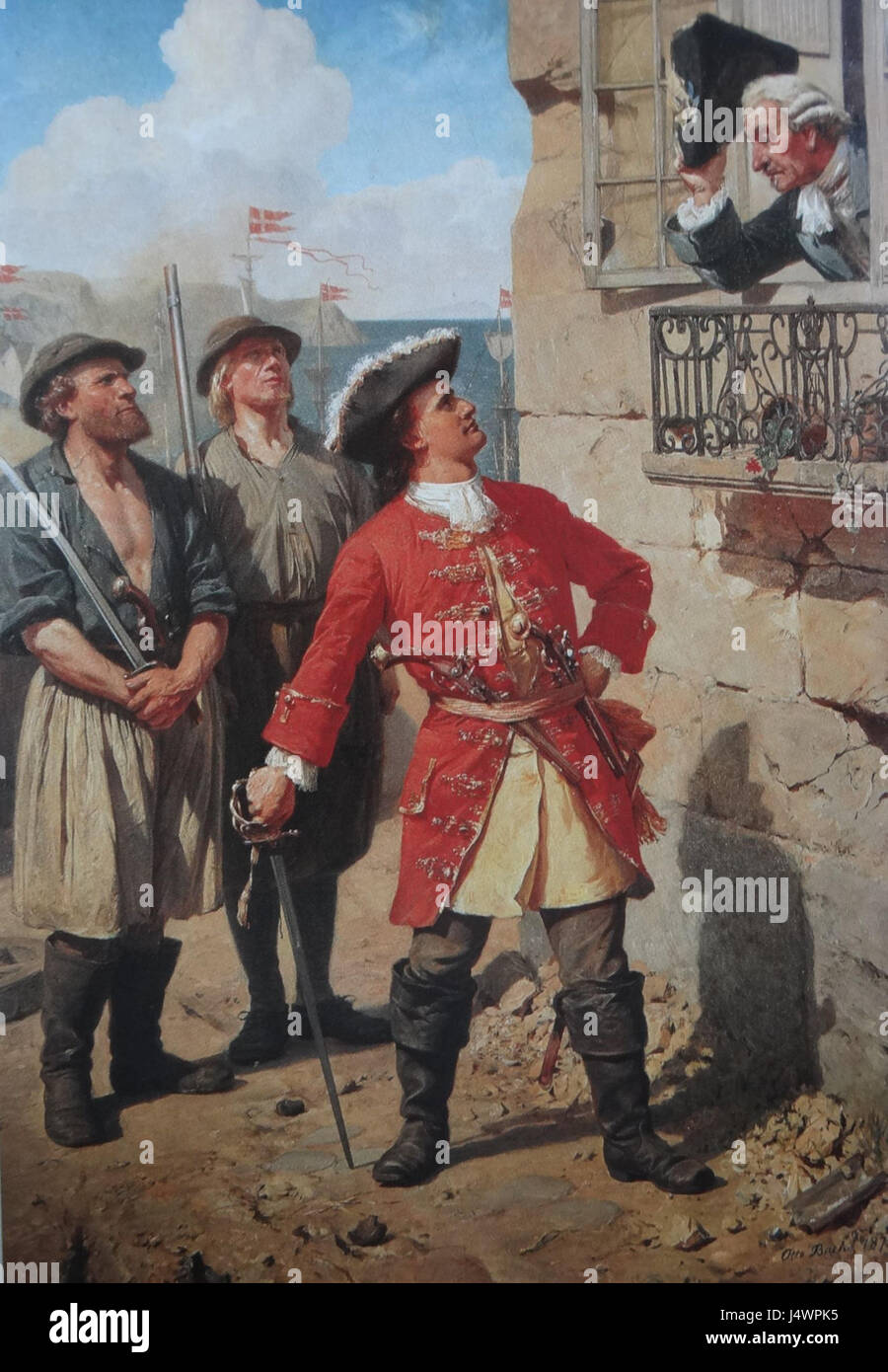 Tordenskjold et Danckwardt font référence à des personnalités éminentes de l'histoire navale scandinave, en particulier au XVIIIe siècle. Leurs réalisations sont essentielles pour comprendre la puissance navale scandinave dans cette période. Banque D'Images