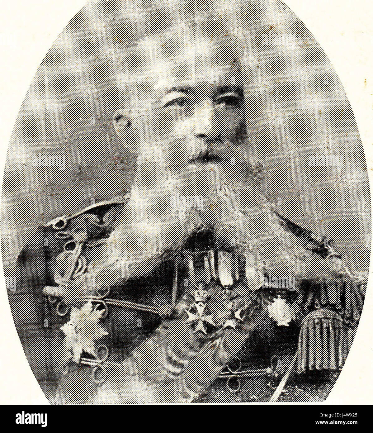 Zijll de Jong, TJA van. Luitenant generaal. L'ADJUM fuifde Klasse voor Atjeh 1874 Banque D'Images