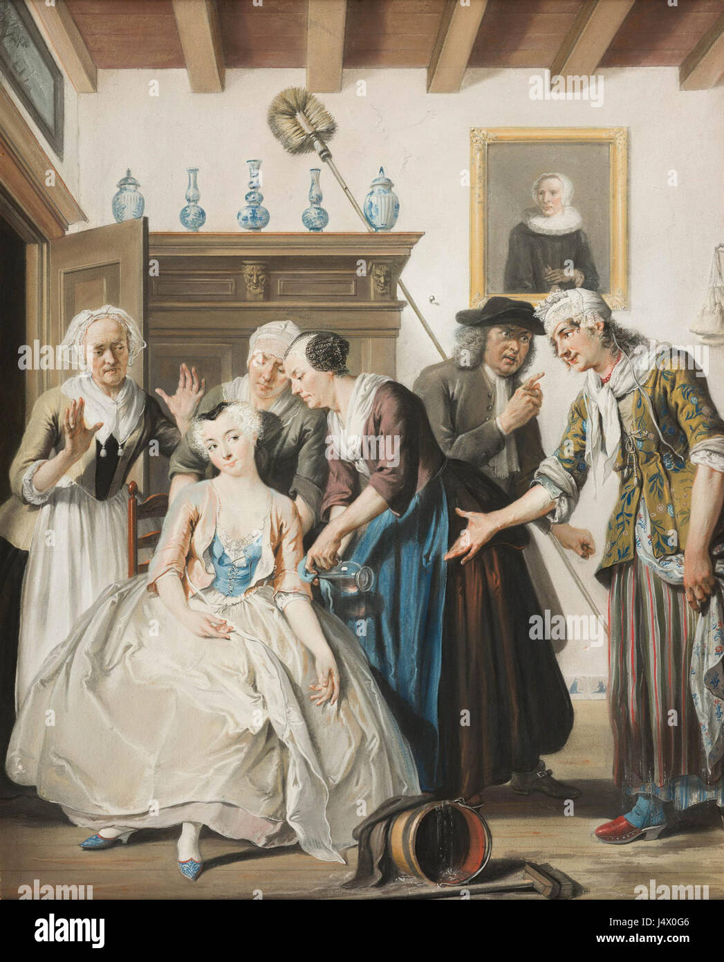 La découverte de Jan Claasz. de Cornelis TROOST 182 Mauritshuis Banque D'Images