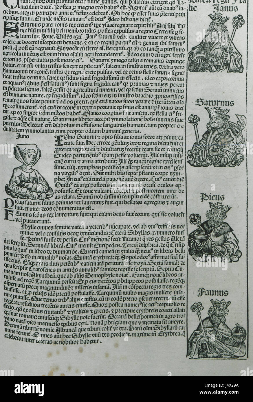 Schedell Tyberias Tyberiadis als Hartmann 1493 Banque D'Images