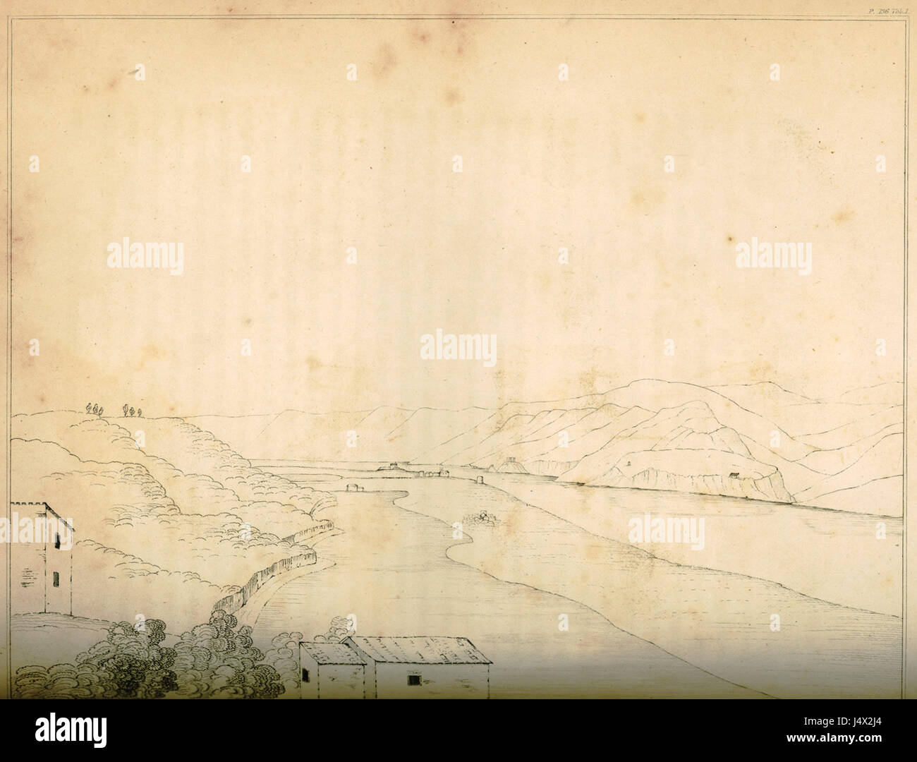 Cette peinture de Thomas Smart Hughes représente le phare de Faro de Messine, avec les rochers légendaires de Scylla, situé au large de la côte calabraise dans le sud de l'Italie. La scène souligne la signification géographique et mythologique de ce lieu. Banque D'Images