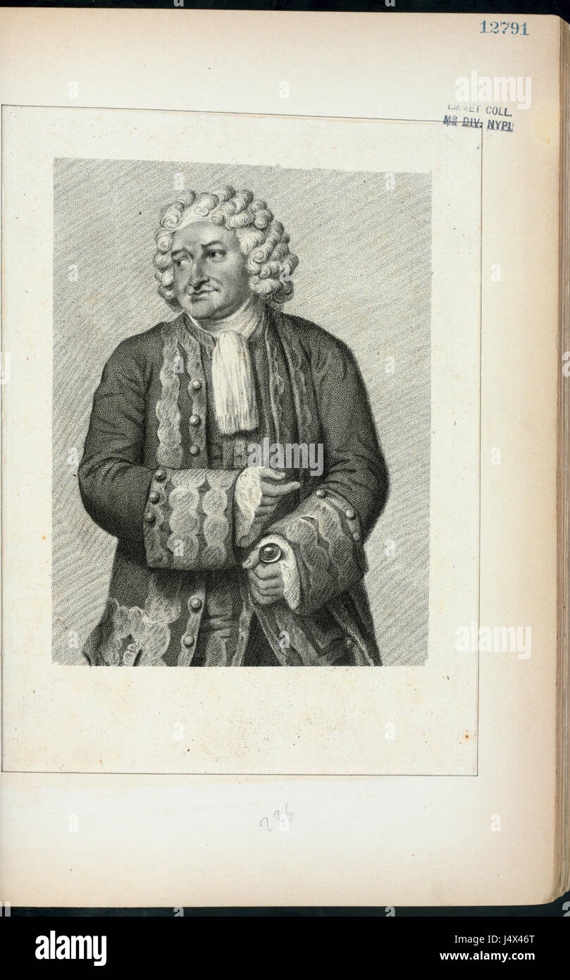 Homme non identifié, peut-être un acteur anglais du xixe siècle (NYPL Hadès 255354431262) Banque D'Images