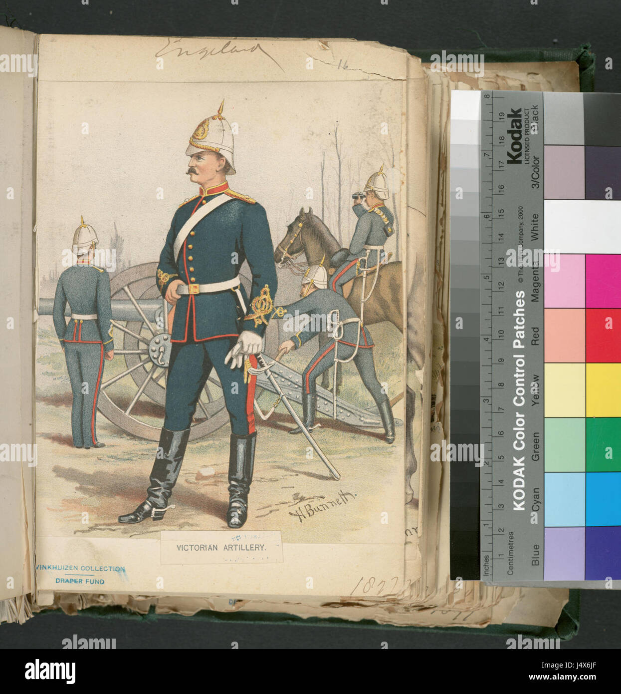 Cette image historique représente l'artillerie de l'époque victorienne, mettant en valeur les avancées militaires de l'époque. L'image capture les pièces d'artillerie utilisées à l'époque victorienne, offrant un aperçu de la technologie militaire du XIXe siècle. Banque D'Images