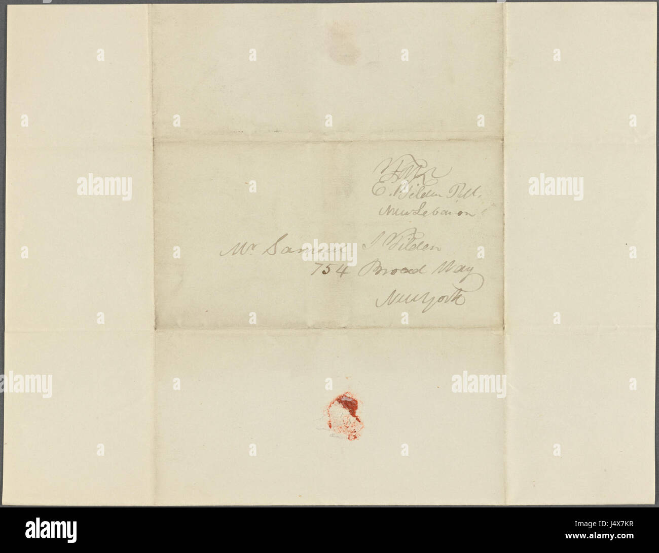 Illustration du XIXe siècle par Tilden et Elam, datée entre mai et décembre 1840, tirée de la collection de la New York public Library. La pièce reflète le style artistique de cette période, fournissant un aperçu des illustrations historiques de l'époque. Banque D'Images